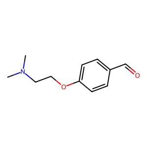 对-(2-(二甲氨基)乙氧基)苯甲醛 structure