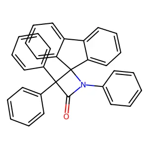 1,3,3-Triphenylspiro[azetidine-2,9'-fluoren]-4-one structure