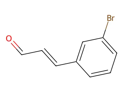 3-(3-Bromophenyl)prop-2-enal structure