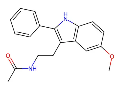 2-Phenylmelatonin structure