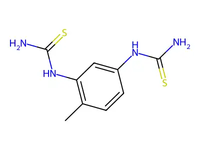 Urea, 1,3-(4-methyl-1,3-phenylene)bis(2-thio- structure