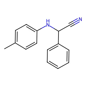 2-(4-甲基苯氨基)-2-苯基乙腈 structure