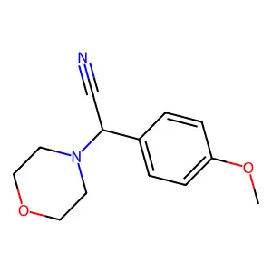 α-(4-甲氧基苯基)-4-吗啉乙腈 structure
