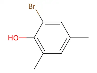 2-Bromo-4,6-dimethylphenol structure