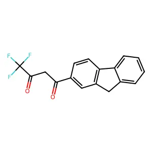 1-(9H-fluoren-2-yl)-4,4,4-trifluorobutane-1,3-dione structure