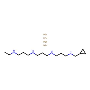 N(1)-Ethyl-N-(11)-((cyclopropyl)methyl)-4,8-diazaundecane-1,11-diamine structure