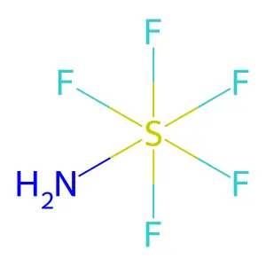 五氟硫氨基胺 structure