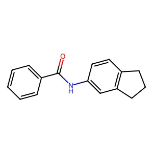 N-(2,3-二氢-1H-茚-5-基)苯甲酰胺 structure