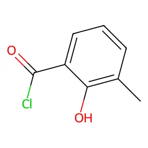 2-羟基-3-甲基苯甲酰氯 structure