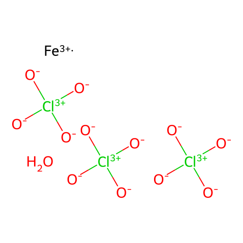 Iron(III) perchlorate hydrate structure