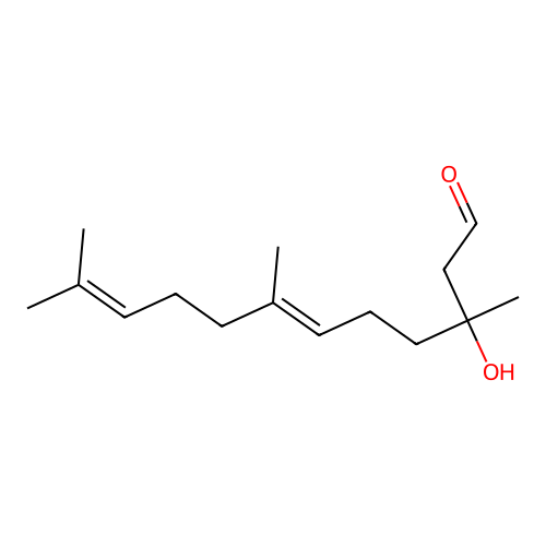 3-Hydroxy-2,3-dihydrofarnesal structure