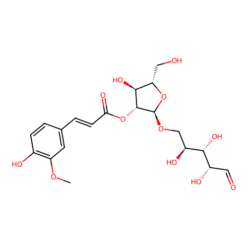 Feruloyl arabinobiose structure