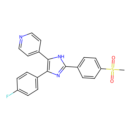 SB 203580, Sulfone structure