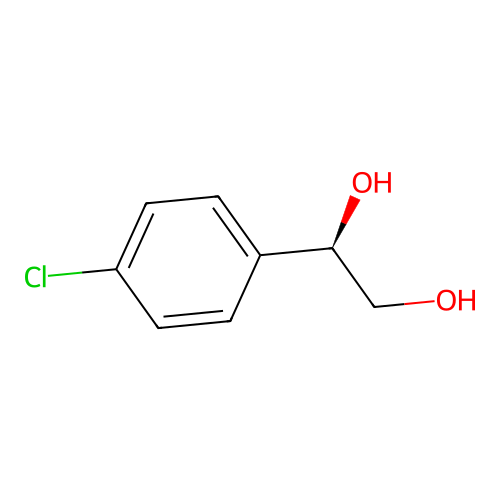 (1R)-1-(4-chlorophenyl)ethane-1,2-diol structure