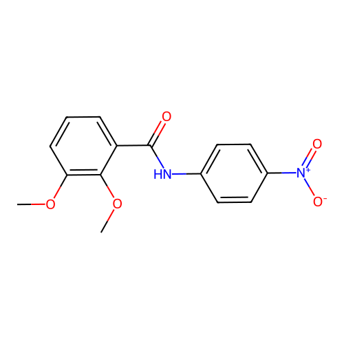 2,3-dimethoxy-N-(4-nitrophenyl)benzamide structure