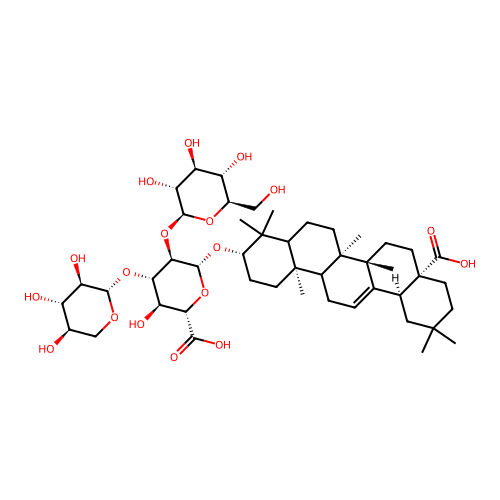2'-O-Glucopyranosylmomordin Ic structure