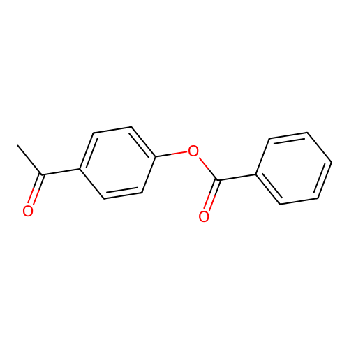 4-Acetylphenyl benzoate structure