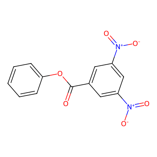 Phenyl 3,5-dinitrobenzoate structure
