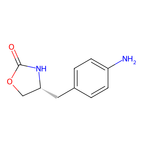 (R)-4-(4-Aminobenzyl)oxazolidin-2-one structure