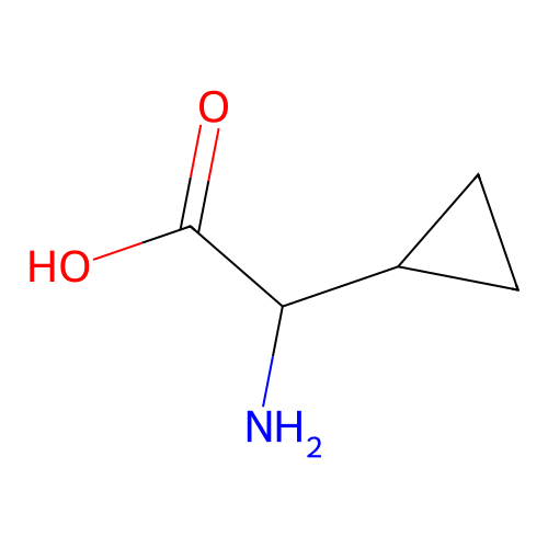 2-Amino-2-cyclopropylacetic acid structure