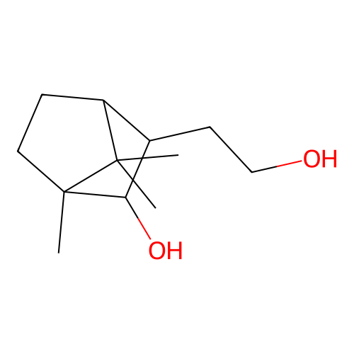 3-(2-Hydroxyethyl)-1,7,7-trimethylbicyclo[2.2.1]heptan-2-ol structure