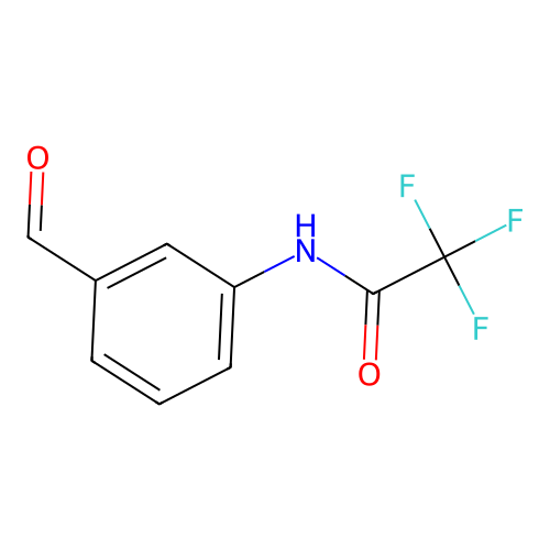2,2,2-trifluoro-N-(3-formylphenyl)acetamide structure