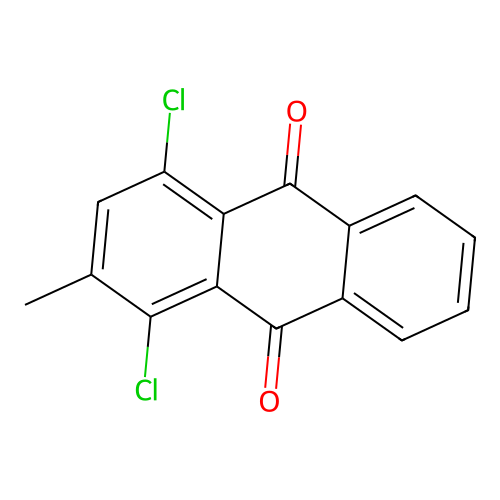 1,4-Dichloro-2-methylanthracene-9,10-dione structure