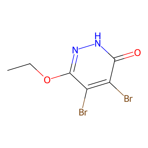 4,5-dibromo-3-ethoxy-1H-pyridazin-6-one structure