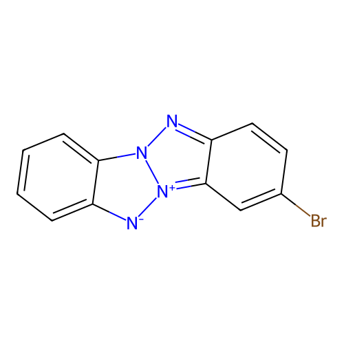 3-Bromobenzo[d]benzo[4,5][1,2,3]triazolo[2,1-a][1,2,3]triazol-11-ium-6-ide structure