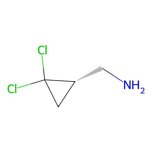[(1S)-2,2-dichlorocyclopropyl]methanamine structure