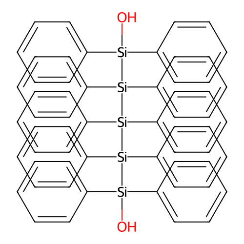 1,1,2,2,3,3,4,4,5,5-Decaphenyl-1,5-pentasilanediol structure