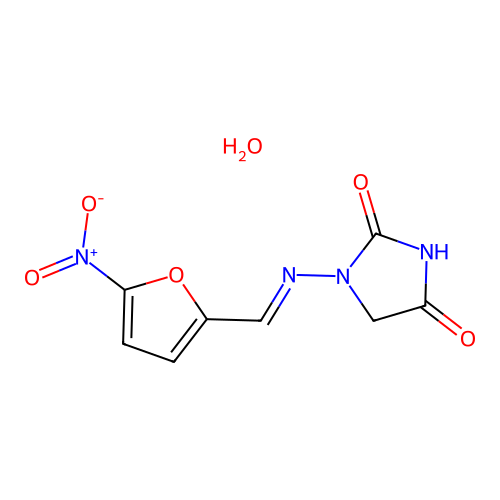 Nitrofurantoin Monohydrate structure