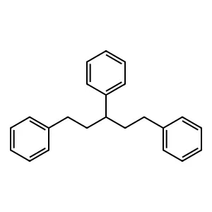 1,5-Diphenylpentan-3-ylbenzene structure
