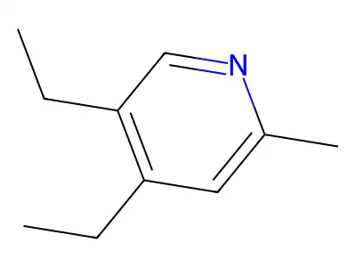2-Methyl-4,5-diethylpyridine structure