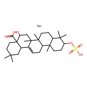 刺囊酸-3-O-硫酸酯 structure