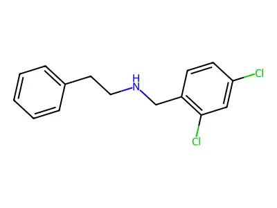 N-(2,4-dichlorobenzyl)-2-phenylethanamine structure