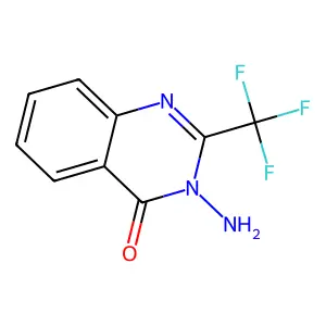 3-amino-2-(trifluoromethyl)-4(3H)-quinazolinone structure