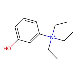 N,N,N-triethyl-3-hydroxybenzenaminium structure