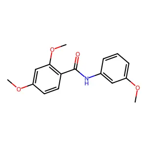 2,4-dimethoxy-N-(3-methoxyphenyl)benzamide structure