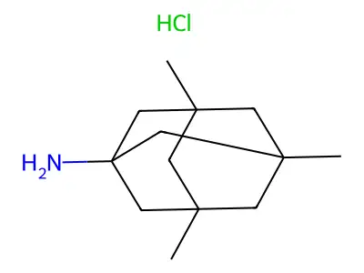 3,5,7-Trimethyl-1-adamantylamine structure