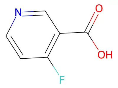 4-Fluoropyridine-3-carboxylic acid structure