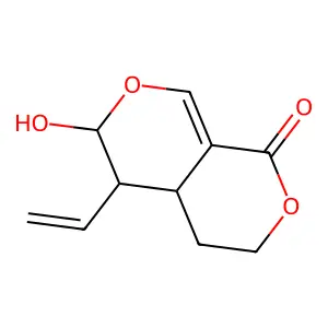Sweroside aglycone structure