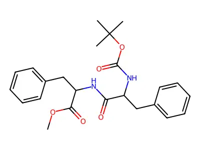 BOC-PHE-PHE-OME structure