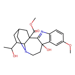 Voacristine Hydroxyindolenine structure