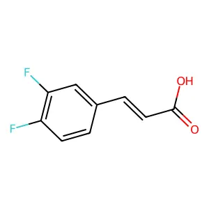 3-(3,4-Difluorophenyl)prop-2-enoic acid structure