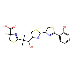 Yersiniabactin structure