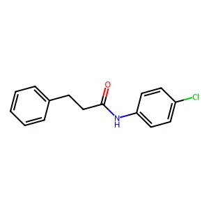 N-(4-chlorophenyl)-3-phenylpropanamide structure