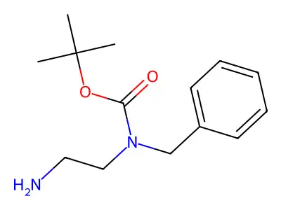 tert-Butyl (2-aminoethyl)(benzyl)carbamate structure