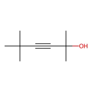 2,5,5-Trimethyl-3-hexyn-2-ol structure