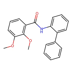 2,3-dimethoxy-N-(2-phenylphenyl)benzamide structure